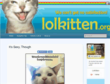Tablet Screenshot of lolkitten.org